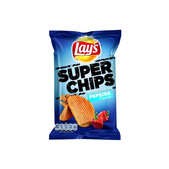 EVC Snacks Chips Lays Super Paprika 20x40gr