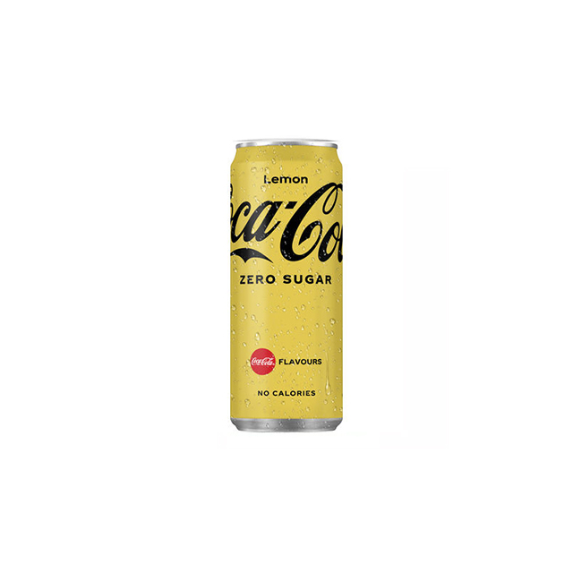EVC Drinks Frisdrank Coca Cola Lemon Zero Blik 24x33cl