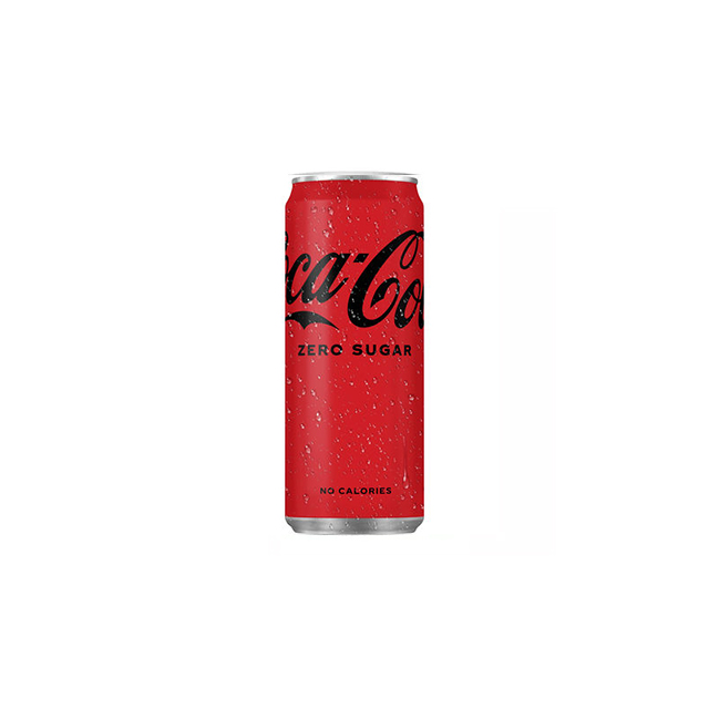 EVC Drinks Frisdrank Coca Cola Zero Blik 24x33cl
