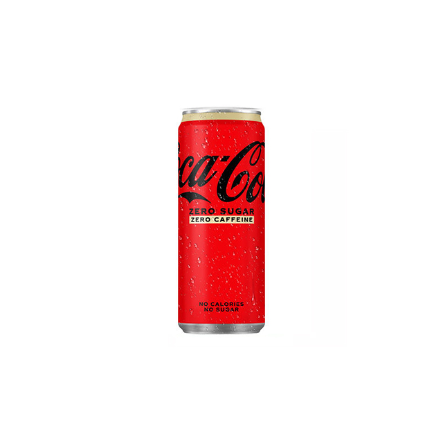 EVC Drinks Frisdrank Coca Cola Zero Caffeine Blik 24x33cl
