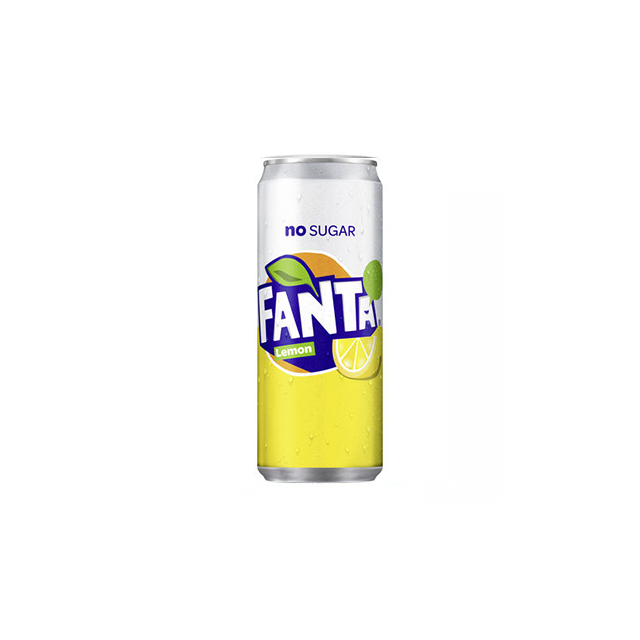 EVC Drinks Frisdrank Fanta Lemon Zero Blik 24x33cl