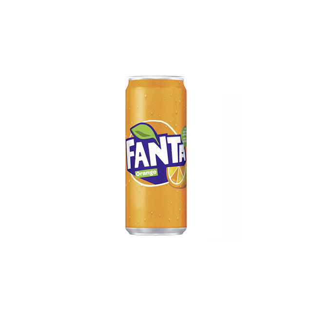 EVC Drinks Frisdrank Fanta Orange Blik 24x33cl