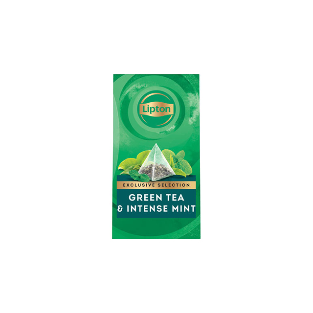 EVC Drinks Lipton Exclusive Selection Groene Thee Intense Mint 25st