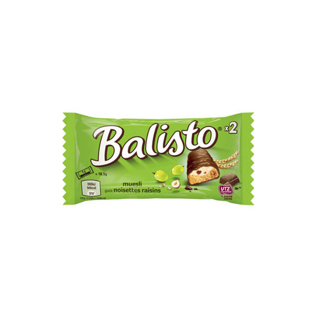 EVC Snacks Candybars Balisoto Groen 20x37gr
