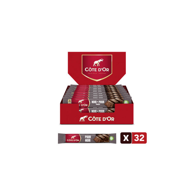 EVC Snacks Chocolade Cote D'Or Puur 32x45gr